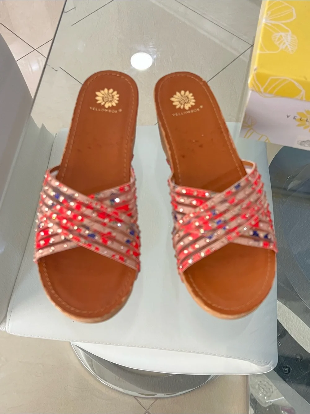 Yellowbox Women's Wedge Sandals size 8.5